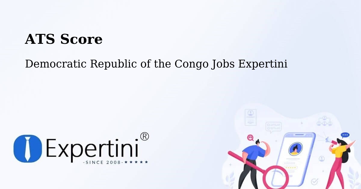 Resume ATS Score & Job Description Match Tool – Sake - Democratic Republic of the Congo Jobs Expertini