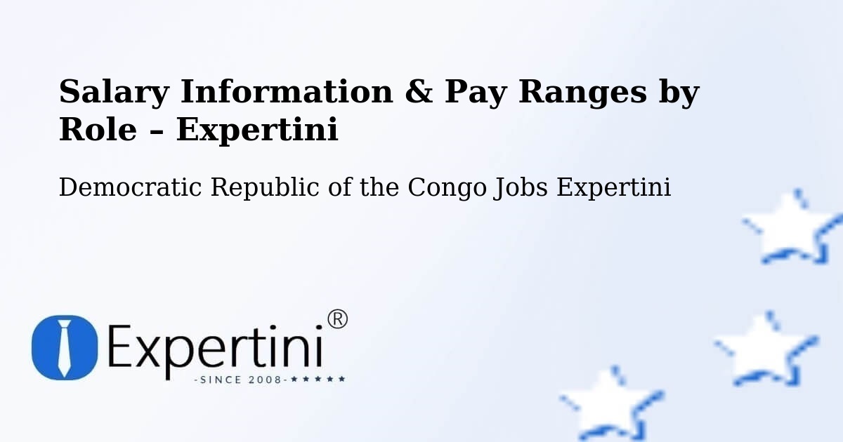 Salary Information & Pay Ranges – Sake - Sake, Democratic Republic of the Congo Jobs Expertini