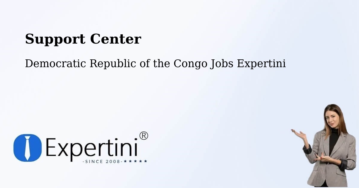 Support Services – Sake - Democratic Republic of the Congo Jobs Expertini