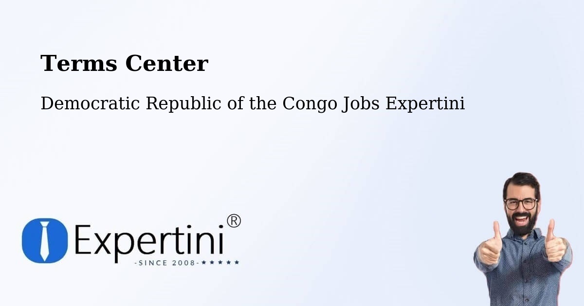 Terms of Service – Sake - Democratic Republic of the Congo Jobs Expertini